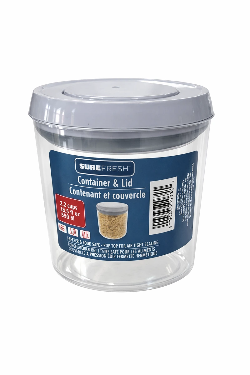 Air Tight Food Storage Container with Lid, 550ml